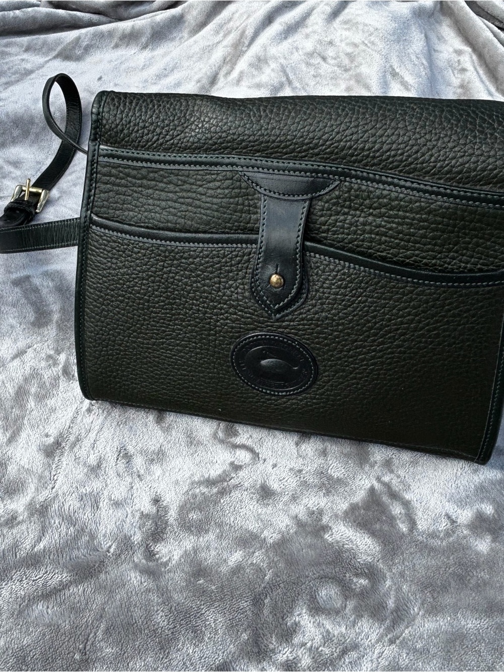 Vintage Dooney & Bourke Crossbody Bag in Dark Green